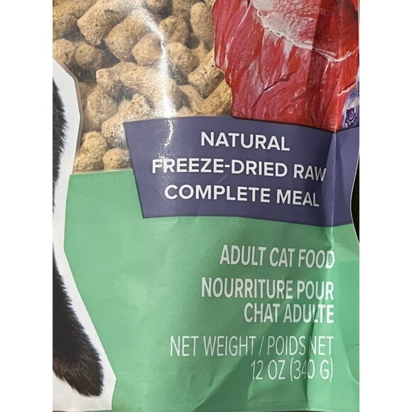 Dr. Marty Poultry, Beef, & Salmon Freeze Dried Cat Food 12 oz Bag x 3 Bags - Picture 5 of 7